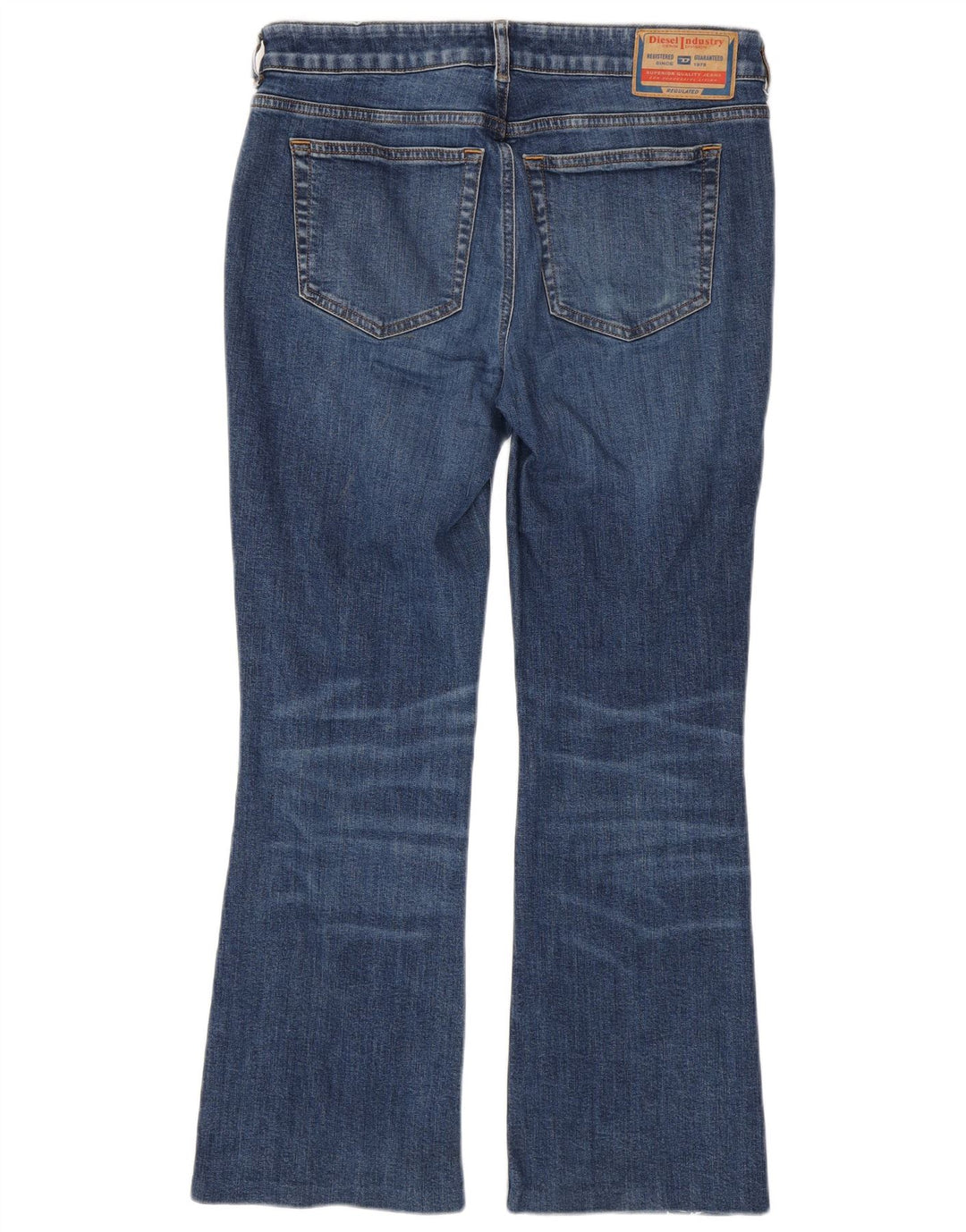 DIESEL Damskie jeansy Bootcut W30 L28 Granatowe, bawełniane