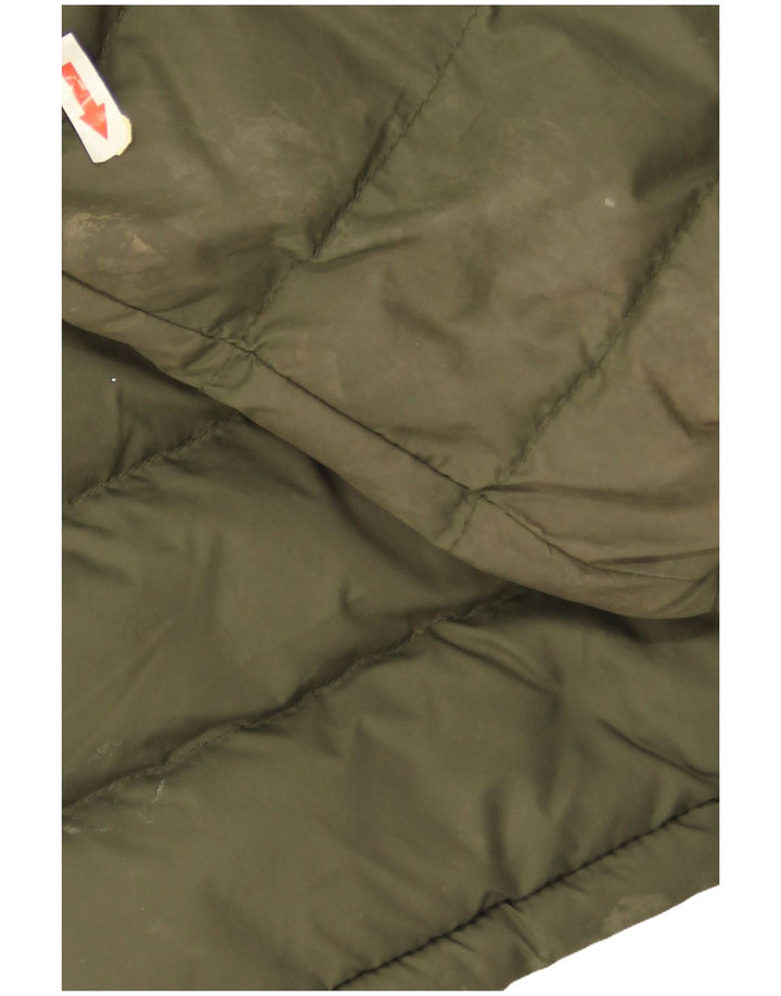 Męska ocieplana kurtka z kapturem Mountain Warehouse UK 36, mała, khaki, poliester