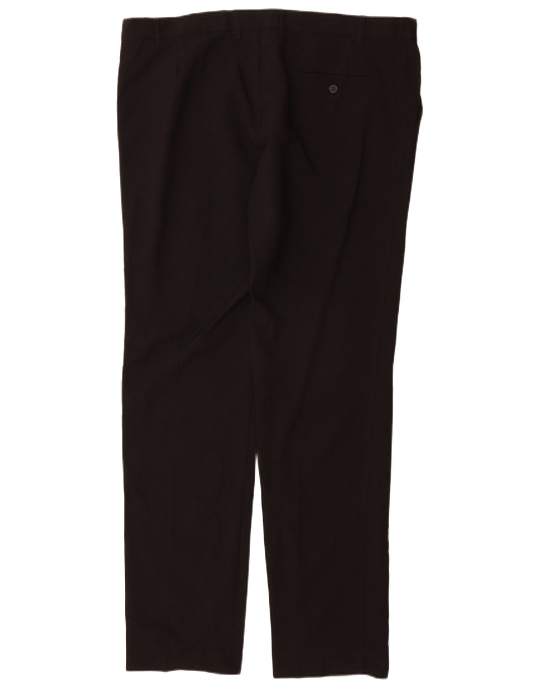 Marks & Spencer Męskie proste spodnie chino W40 L35 Czarny poliester