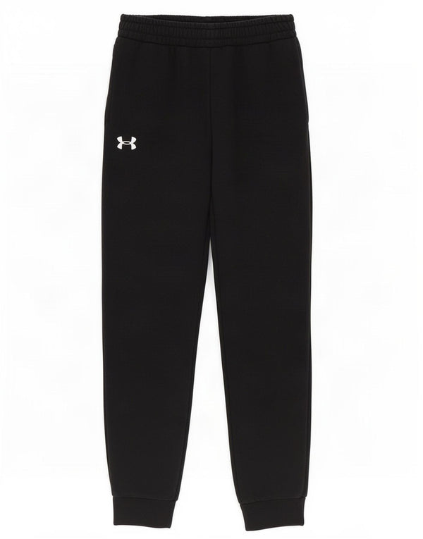Spodnie dresowe chłopięce Under Armour, joggery, duże, 11-12 lat, czarne, bawełniane