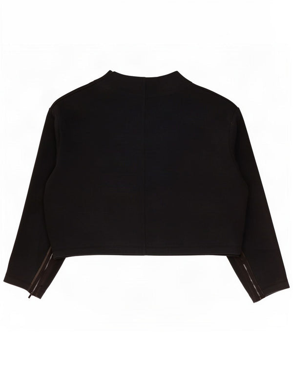 Damski top oversize Nike z długim rękawem UK 12, średni czarny, bawełniany