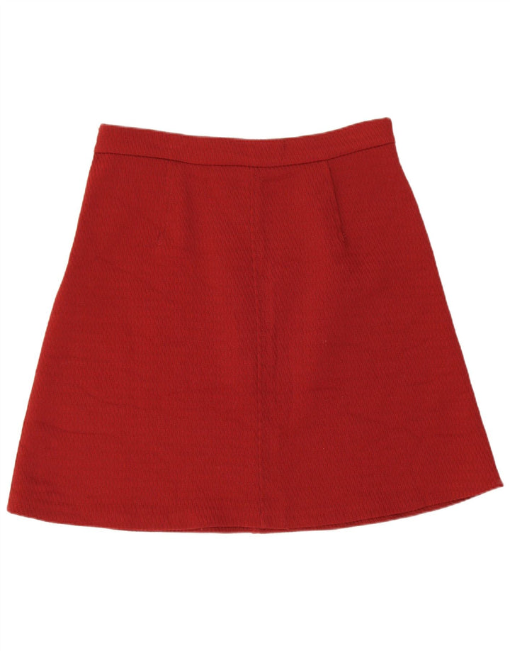 Spódnica damska Zara w kształcie litery A, duża, W30, bordowa