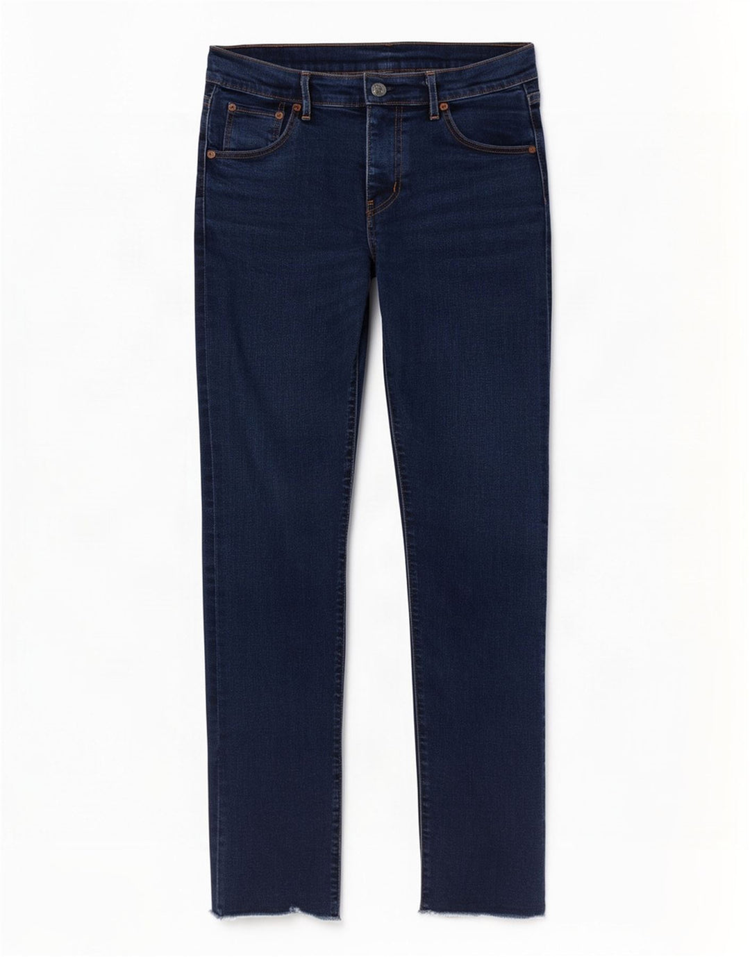 Damskie jeansy skinny Levi's W28 L29 Granatowa bawełna