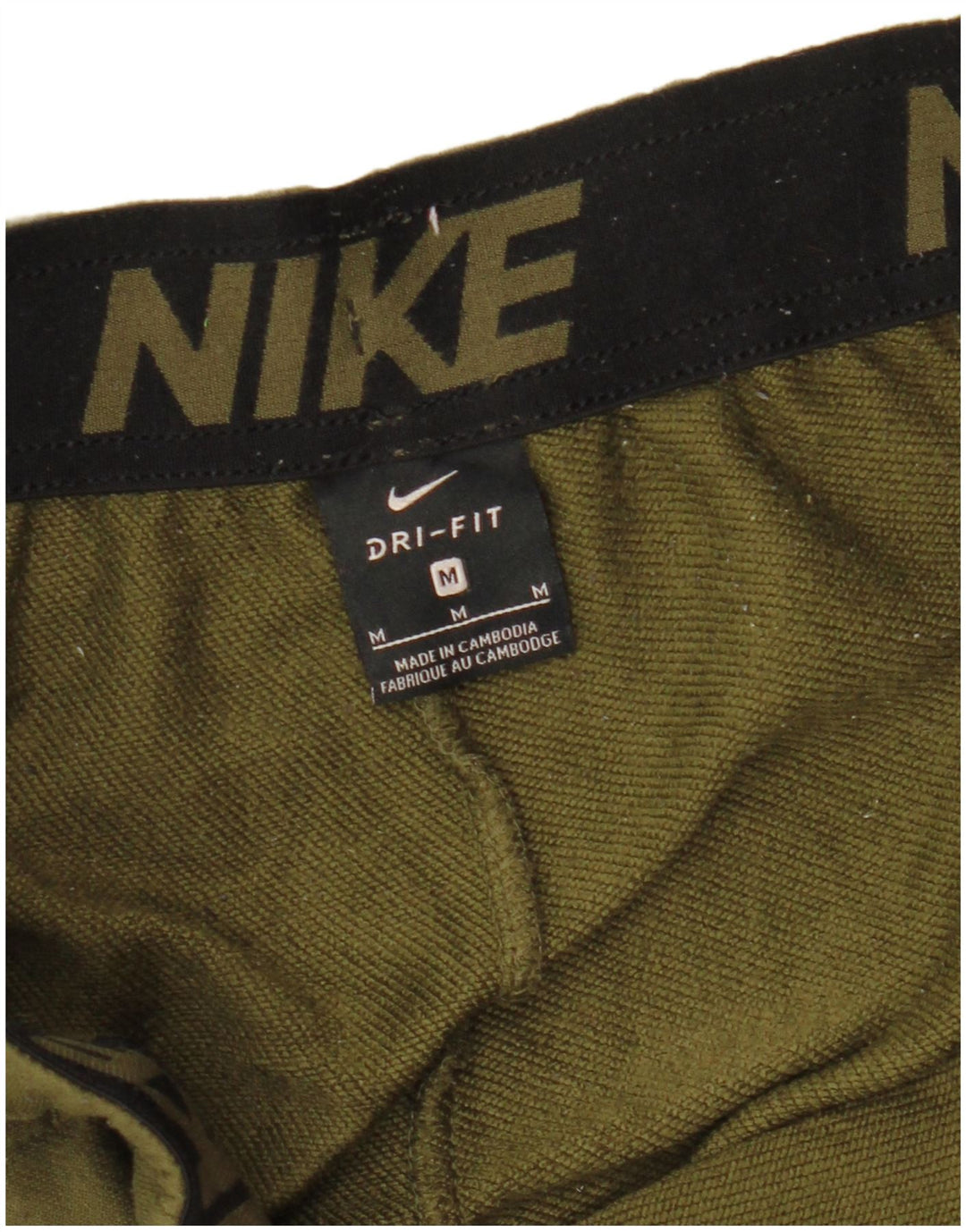 Męskie spodnie dresowe NIKE Dri Fit, średnie khaki