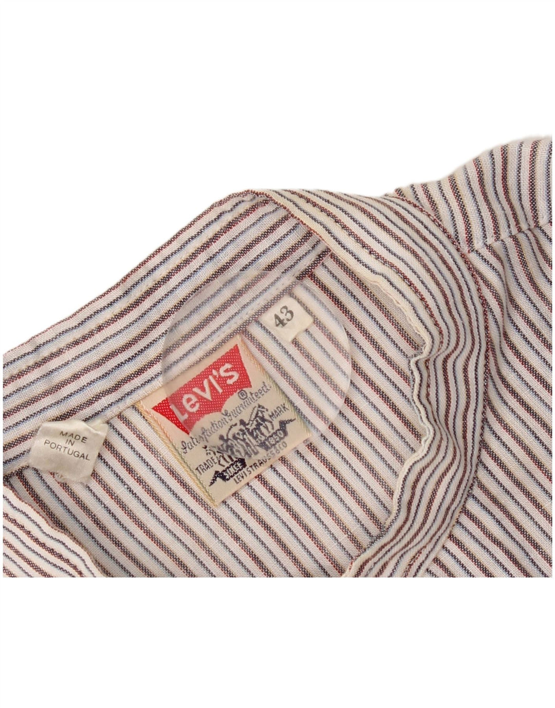 Koszula męska Levi's rozmiar 43, duża, bawełniana w kolorowe paski