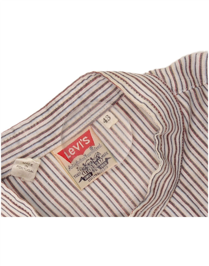 Koszula męska Levi's rozmiar 43, duża, bawełniana w kolorowe paski