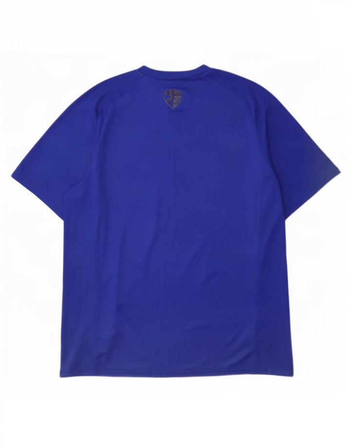 Męski T-shirt Nike Dri Fit Top XL Niebieski poliester z blokami kolorów