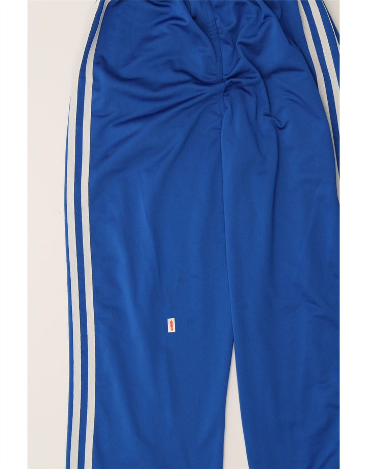 ADIDAS Boys Tracksuit Trousers 13-14 Years  Blue Polyester Vintage Adidas and Second-Hand Adidas from Messina Hembry 