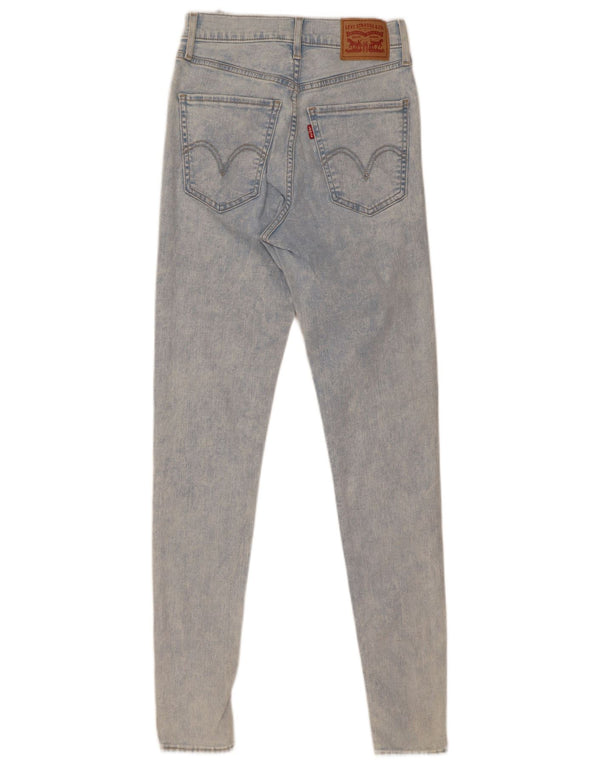 Damskie jeansy Levi's Mile High Super Skinny W26 L30 Niebieska bawełna
