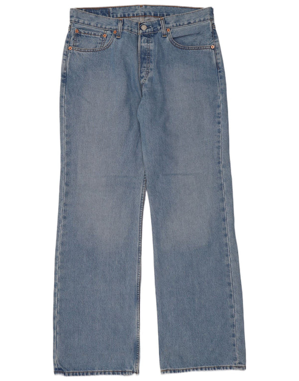 Męskie dżinsy Levi's 527 Bootcut W34 L32 Niebieska bawełna