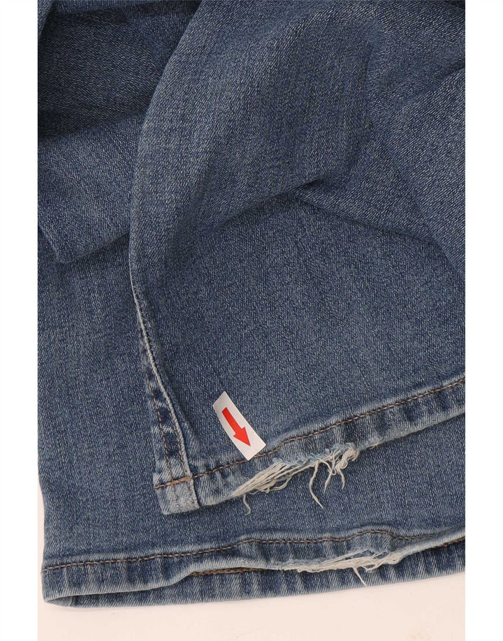 Dżinsy damskie Dkny Flared W27 L31 Niebieskie bawełniane