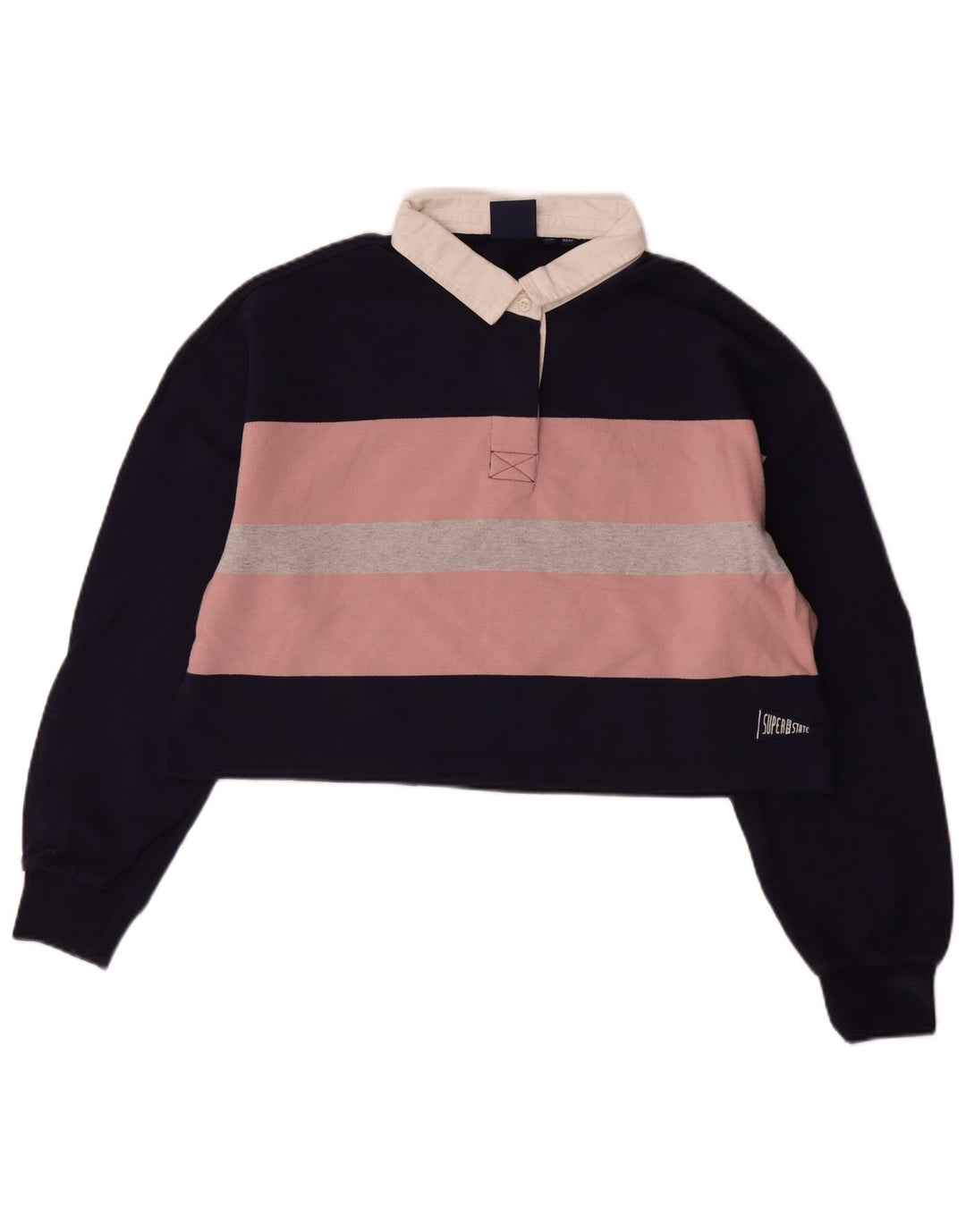 Damska koszulka polo do rugby SUPERDRY Oversize UK 12, średni granat