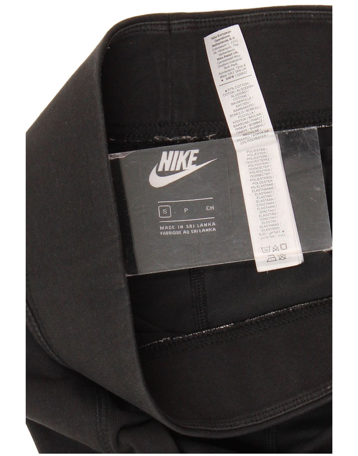 Damskie legginsy NIKE Graphic UK 10, małe, czarne, bawełniane