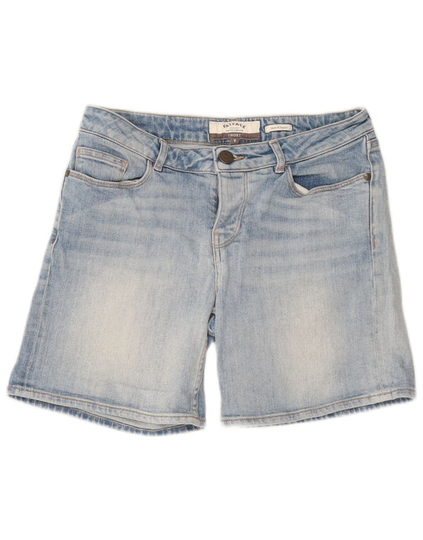 Damskie spodenki jeansowe Fat Face UK 8 Small W30 Niebieskie bawełniane