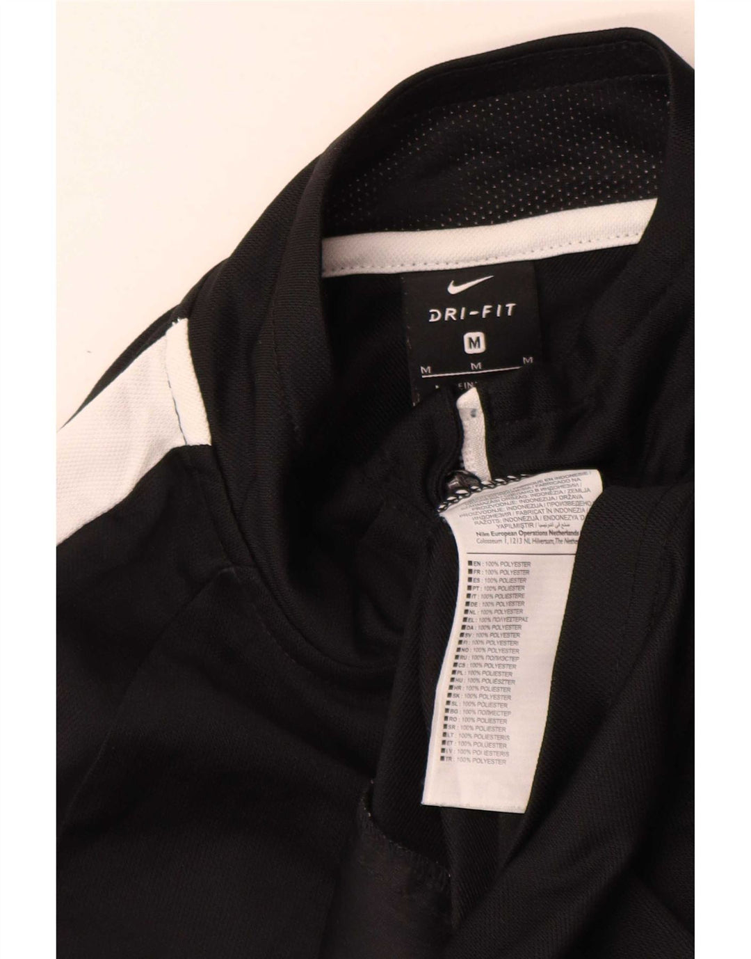 Męska kurtka dresowa Nike Dri Fit, poliester w kolorze średniej czarnej kolorystyki