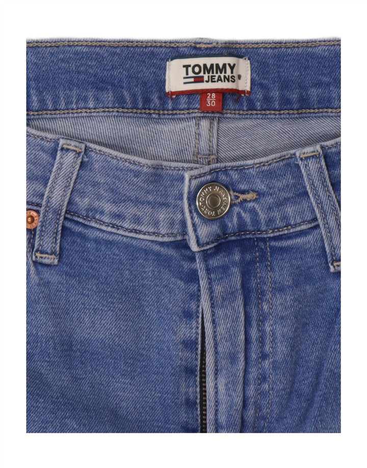 Damskie jeansy slim TOMMY HILFIGER W28 L26 Niebieskie bawełniane