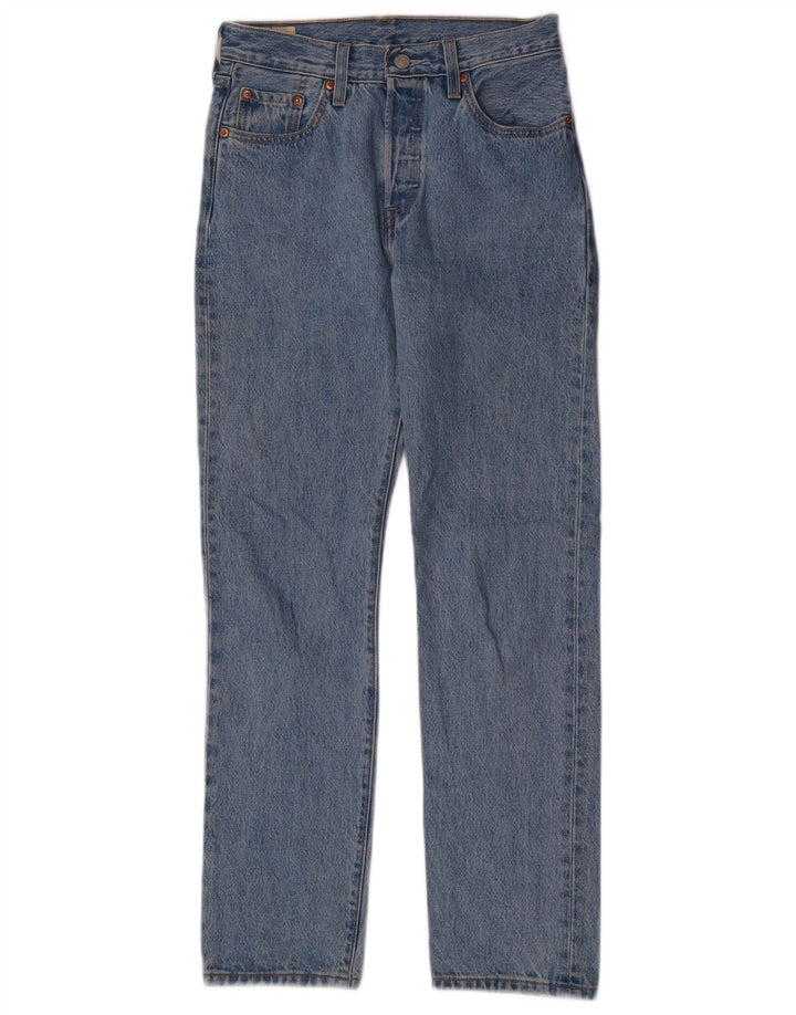 Damskie jeansy Levi's 501 Straight W25 L30 Niebieskie bawełniane