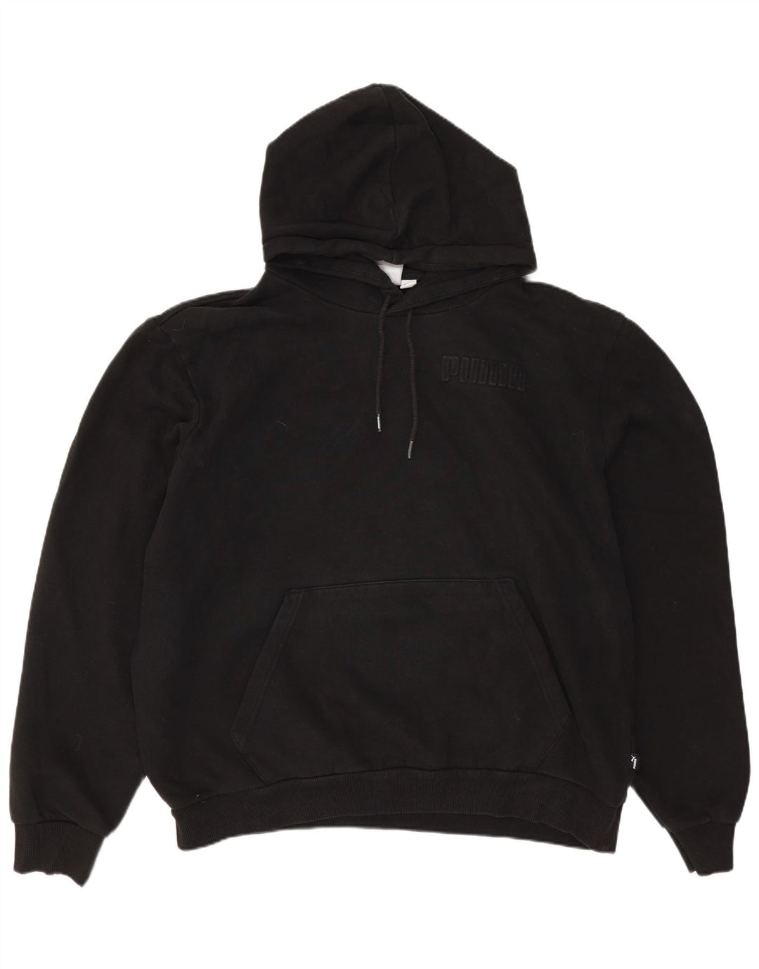 Damski sweter oversize z kapturem PUMA UK 16, duży, czarny