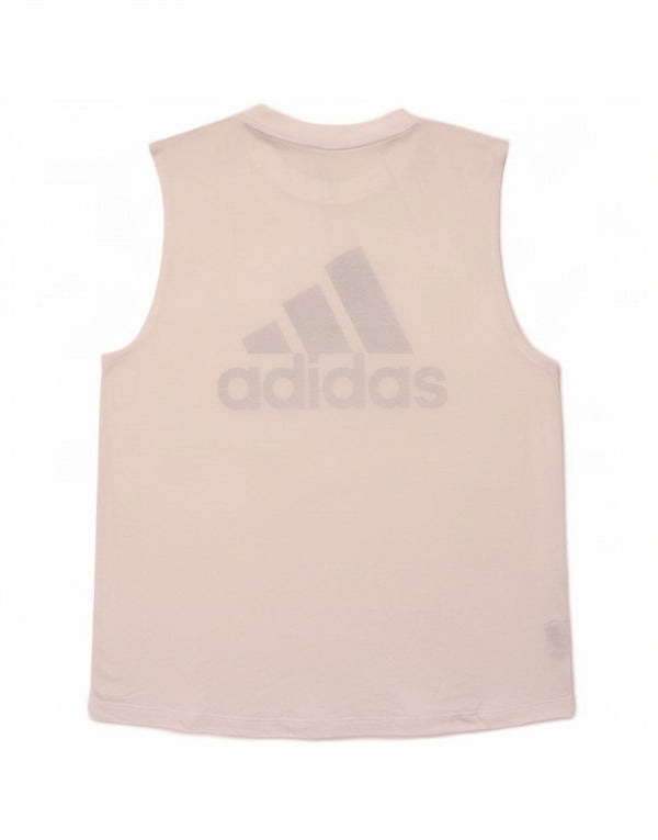 Damska kamizelka graficzna Adidas Top UK 12/14 Średni biały poliester