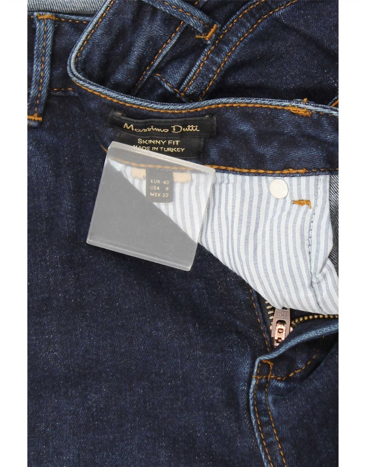 Damskie jeansy skinny Massimo Dutti EU 40 Medium W30 L29 Granatowe