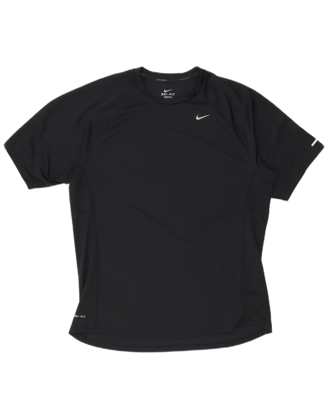 Męski T-shirt NIKE Dri Fit, duży, czarny, poliester