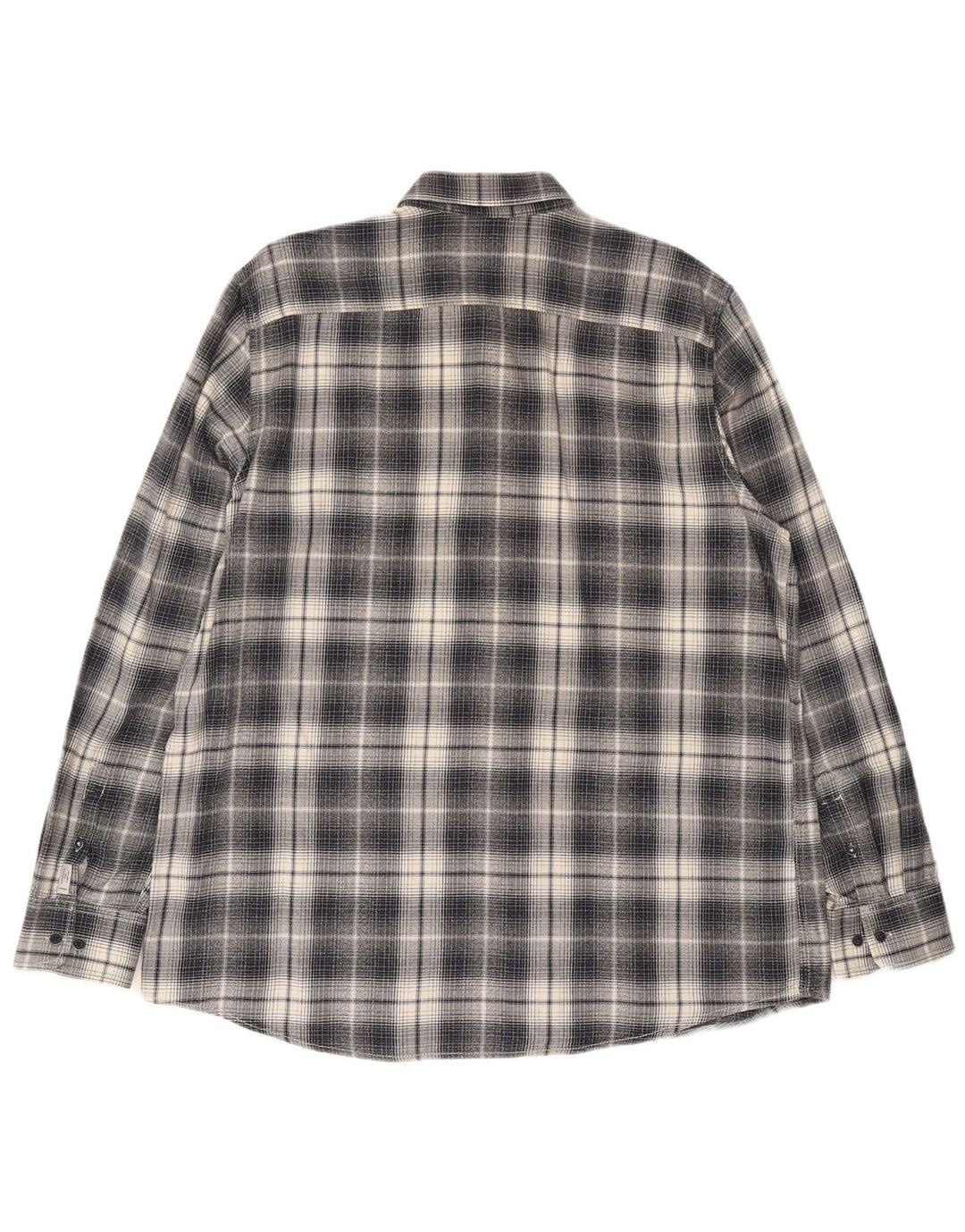 Lerros Męska koszula flanelowa 2XL szara bawełniana krata