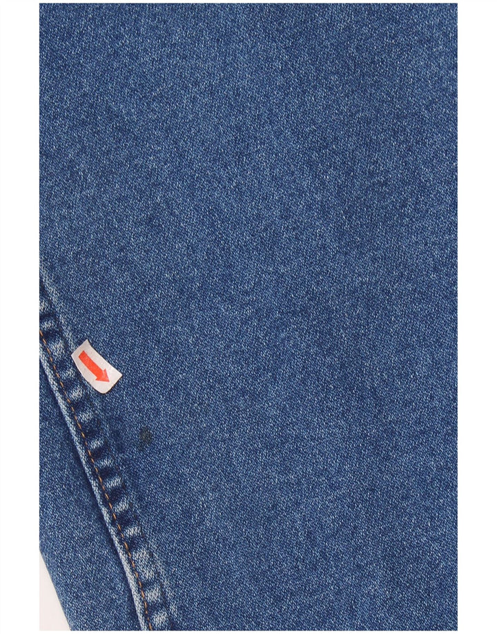 WRANGLER Męskie proste dżinsy W36 L32 Niebieskie, bawełniane