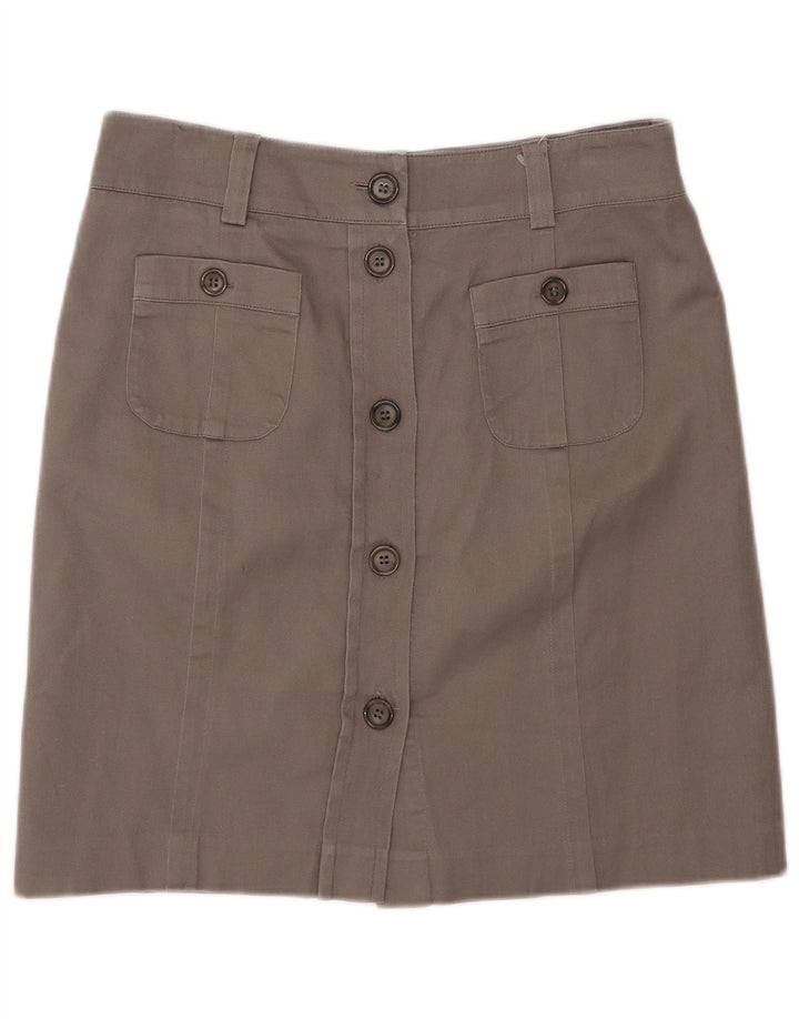 Damska spódnica midi Oasis Regular US 10 Large W30 Brązowa bawełna
