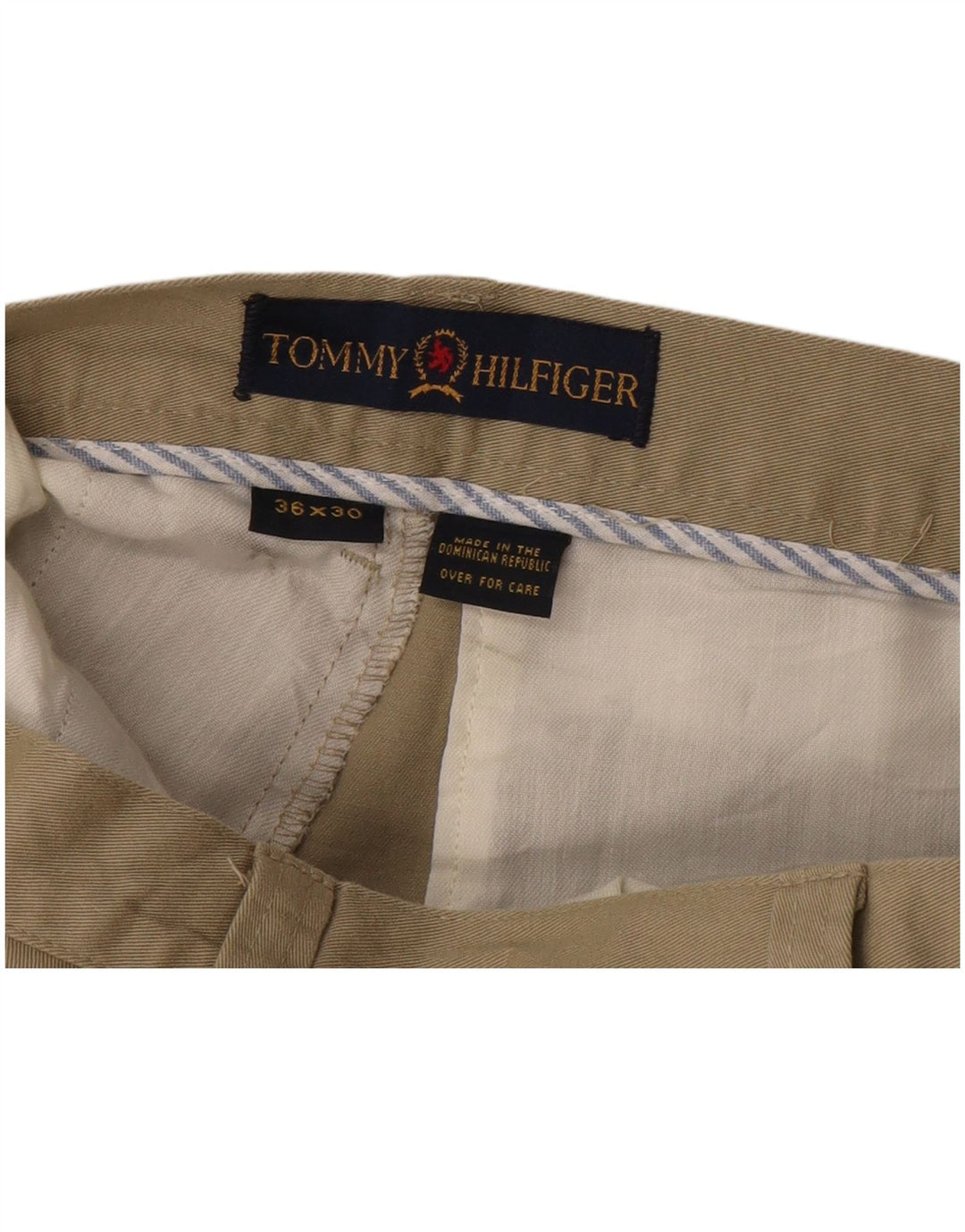 Męskie spodnie Chino Tommy Hilfiger W36 L30 Khaki