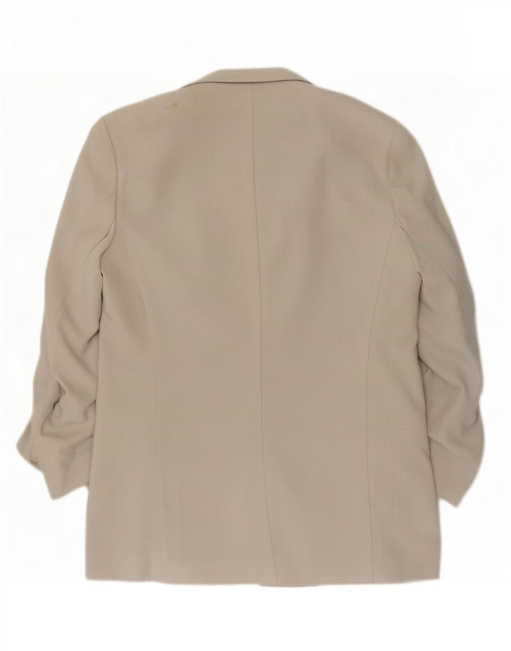 Damska marynarka Marks & Spencer Longline Open Blazer UK 12, średnia szarość