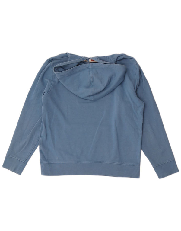 Męski sweter z kapturem i grafiką Levi's, duży, niebieski, bawełniany