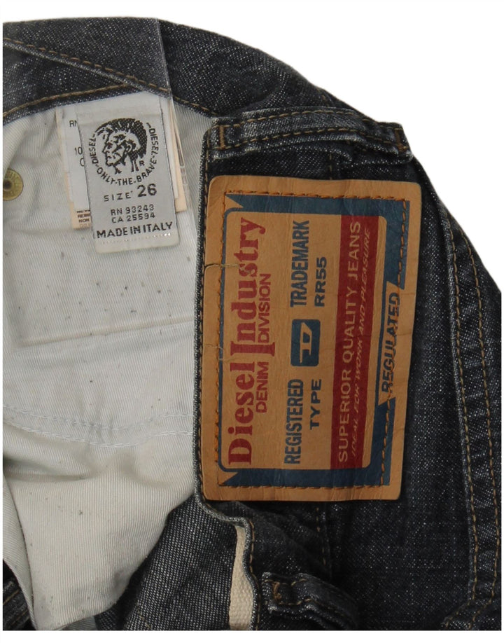 DIESEL Damskie jeansy Bootcut W26 L33 Granatowe, bawełniane