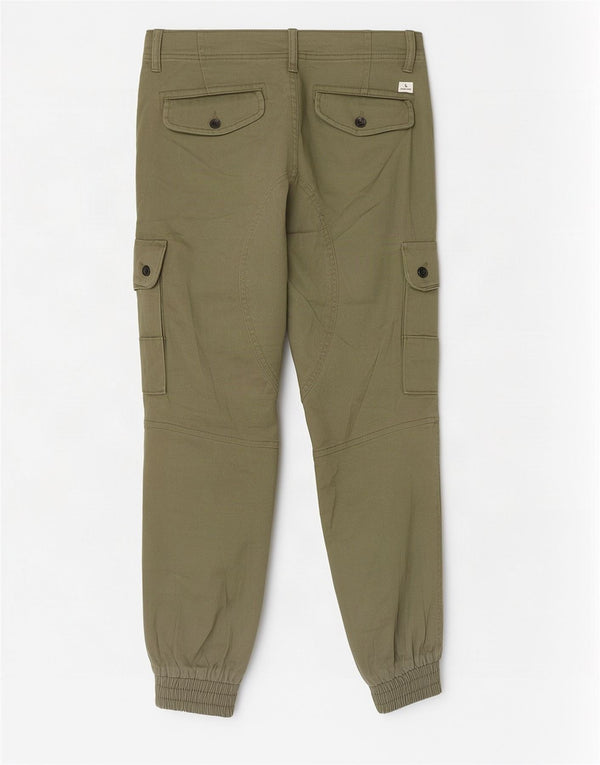 Męskie spodnie cargo Jack & Jones Paul Tapered W30 L26 Khaki Cotton