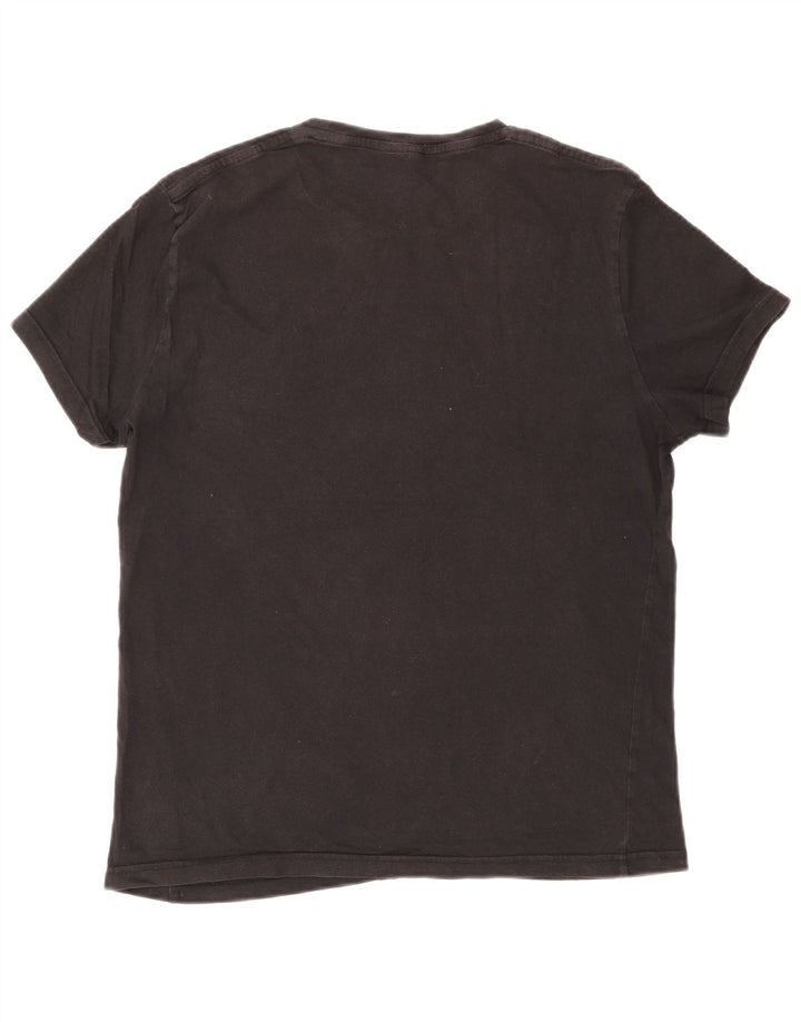 T-shirt męski Jack Wills, średni czarny, bawełniany