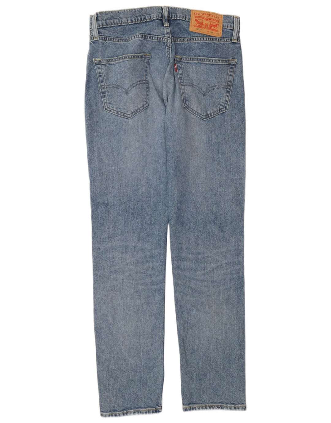 Męskie jeansy Levi's 502 Tapered W29 L32 Niebieskie bawełniane