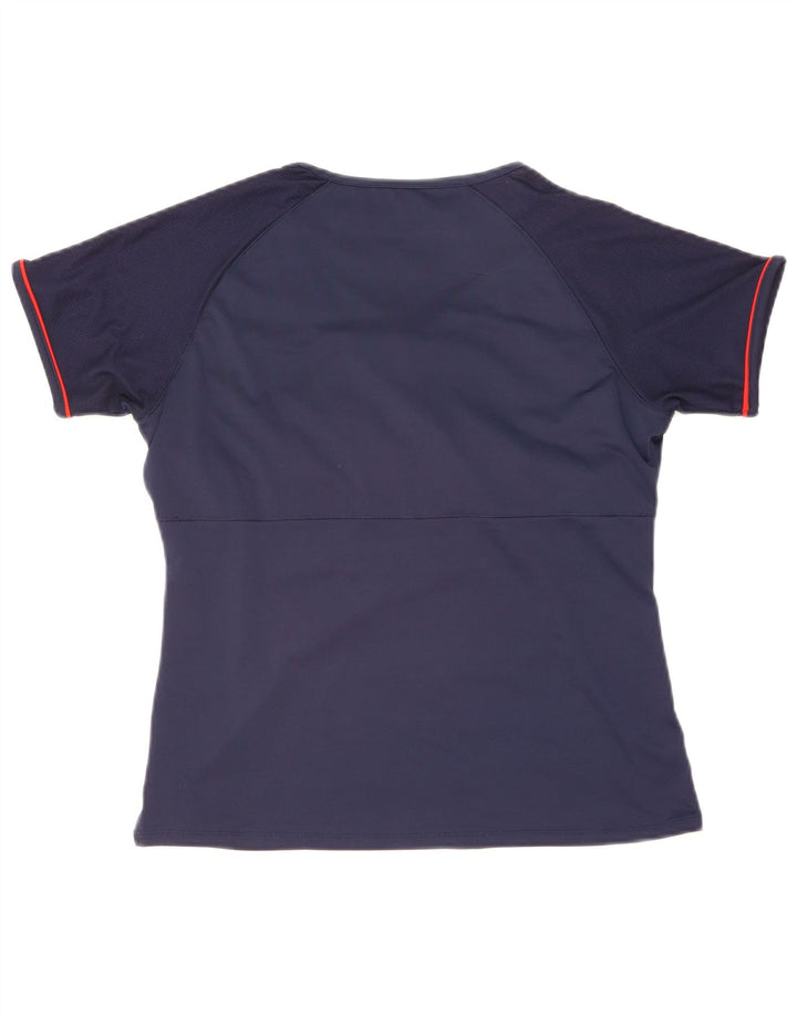T-shirt damski Fila Top UK 14 Średni granatowy poliester