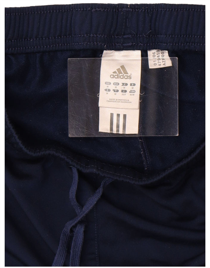 Damskie spodenki sportowe Adidas UK 12 Średni granatowy poliester