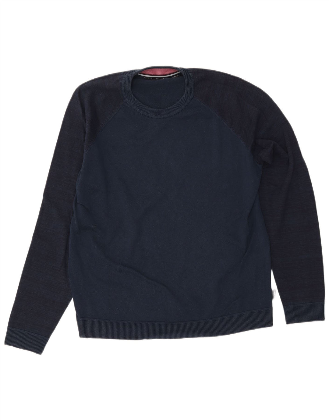 Damski sweter Ted Baker z okrągłym dekoltem, rozmiar 6 2XL, granatowy