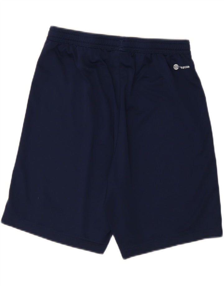 ADIDAS Mens Aeroready Sport Shorts Medium  Navy Blue Polyester Vintage Adidas and Second-Hand Adidas from Messina Hembry 