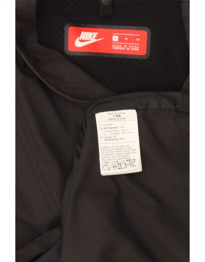 Damska kurtka przeciwdeszczowa Nike UK 18 XL, czarna, bawełniana
