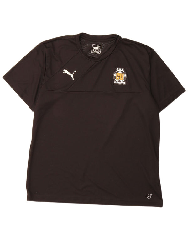 Puma Męskie Cambridge United F.C. T-shirt Top XL Czarny poliester