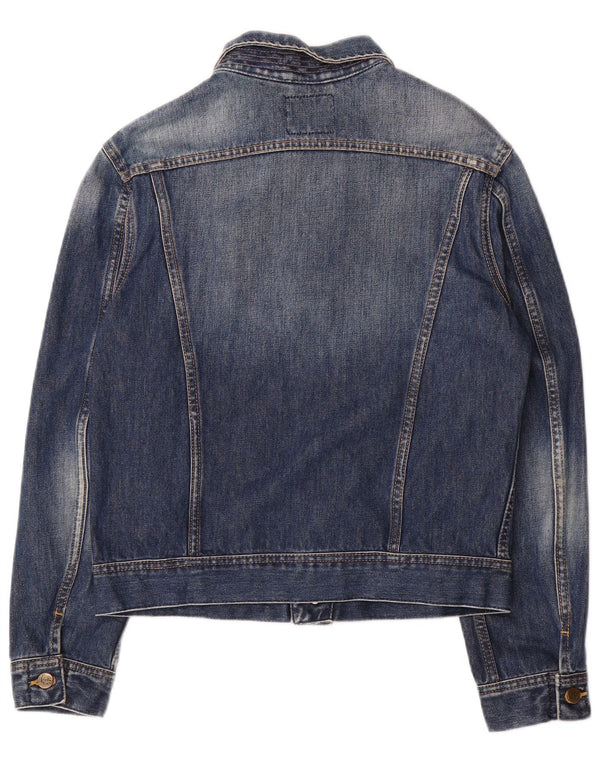 Damska kurtka dżinsowa Lee UK 16, duża, niebieska, bawełniana