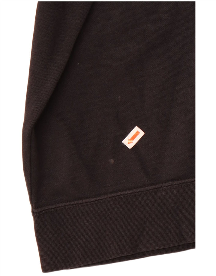 Damski sweter oversize Nike UK 10, mały, czarny, bawełniany