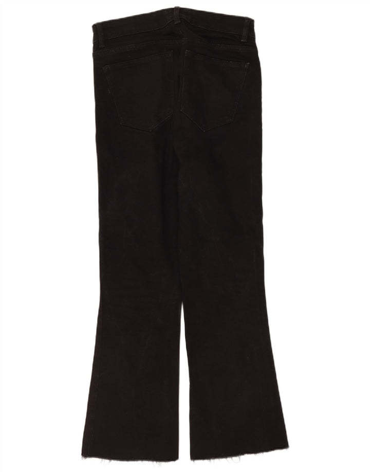 Damskie jeansy rozkloszowane Zara EU 38 Small W28 L26 Czarna bawełna