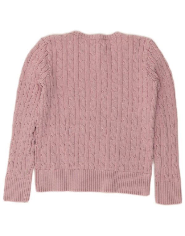 Sweter dziewczęcy Polo Ralph Lauren z okrągłym dekoltem, 15-16 lat XL, różowy