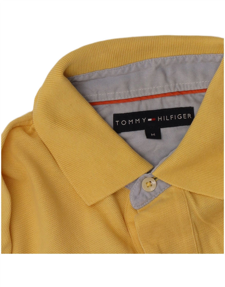 Męska koszulka polo Tommy Hilfiger w kolorze średniożółtym