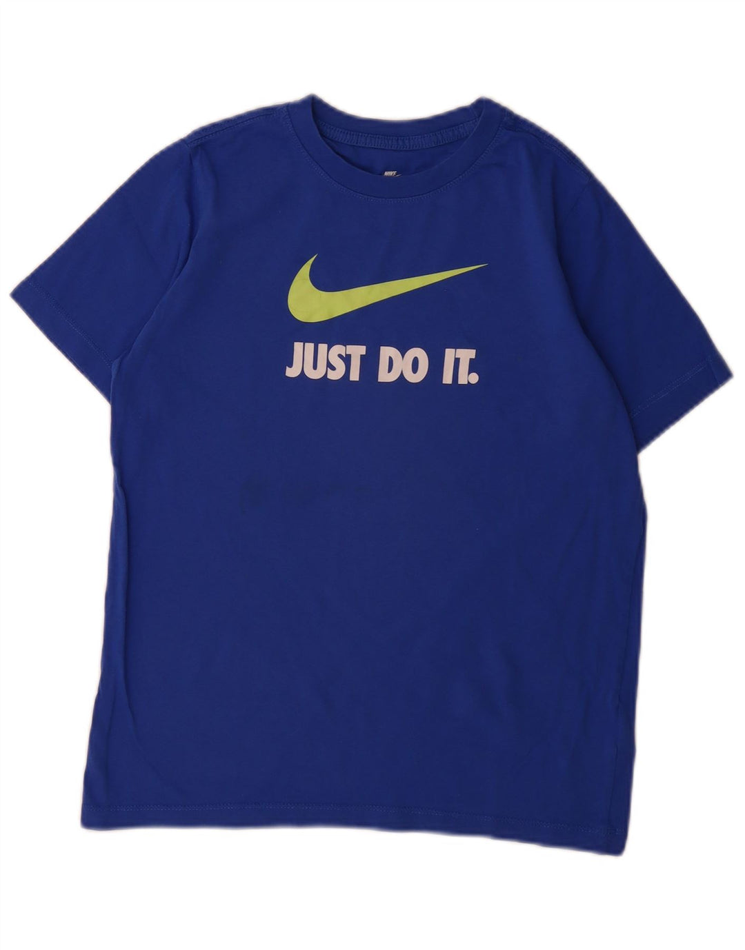 Chłopięcy T-shirt z grafiką NIKE, 13-14 lat, XL, niebieska, bawełniana
