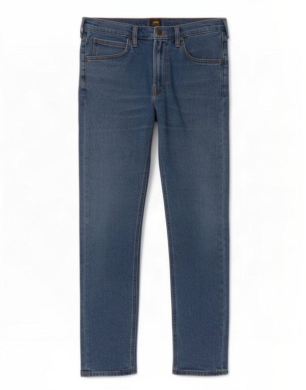 Lee Męskie Luke Skinny Jeans W31 L34 Niebieskie bawełniane