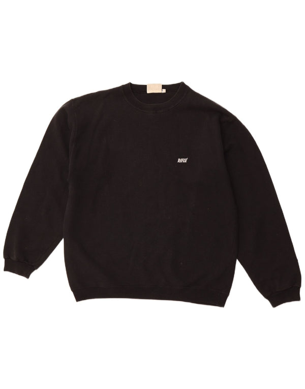 Bluza męska RIFLE XL, czarna, bawełniana