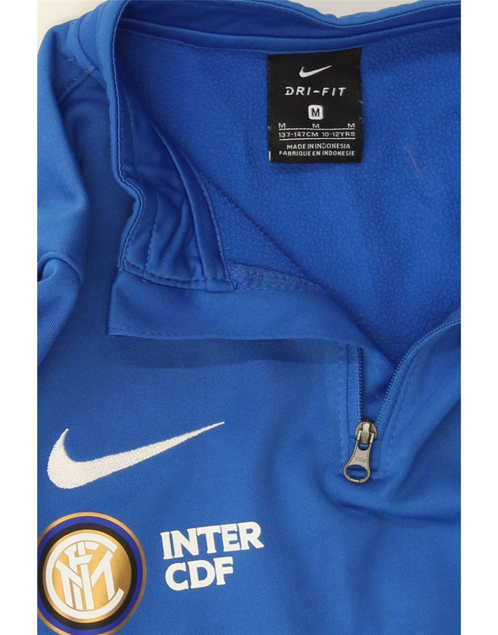 Chłopięca bluza z kapturem Nike Inter Milan Graphic 10-11 lat, średni niebieski